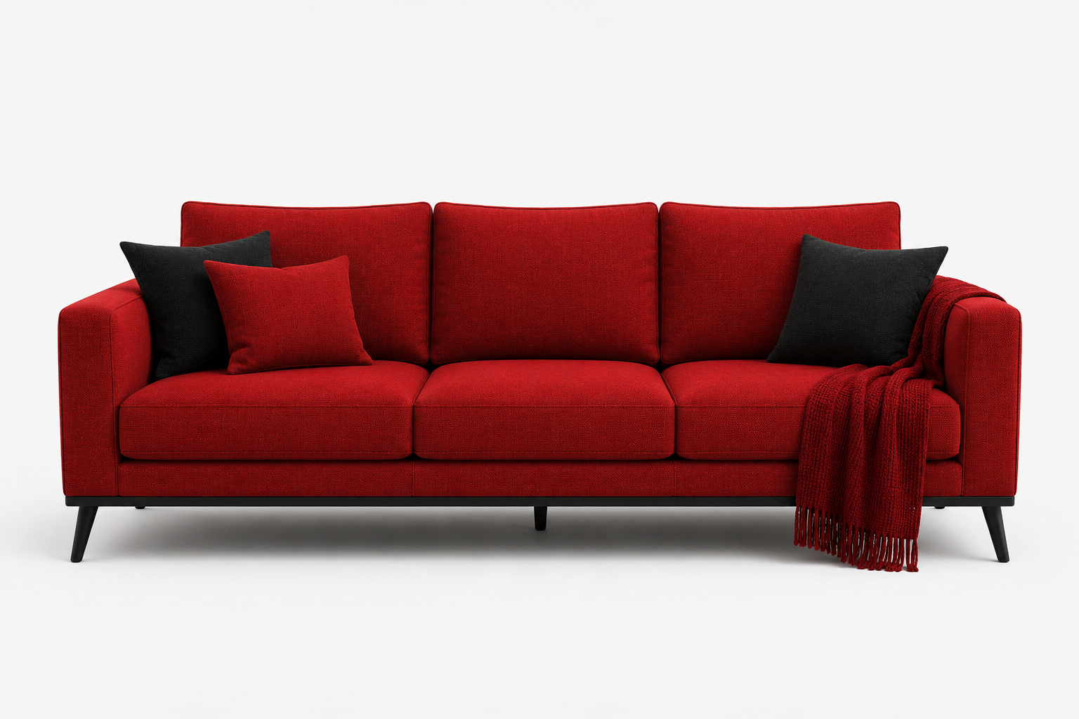 Burgundy Sofa